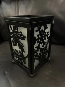 PartyLite P8977 Change-O-Luminary Votive Candle Holder Retired Snow Halloween - Picture 1 of 20