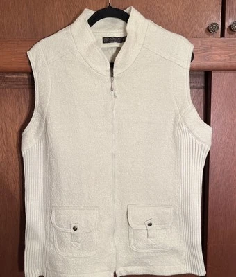 Chaleco de Lana Picadilly Vintage Verde Menta Cremallera XL Mod Costal Lagenlook Foto 1 de 4