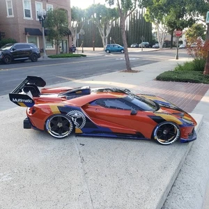 1/10 Custom Paint TAMIYA FORD GT 4Tec-2 drift HPI DC10 MST TT02 Body Only - Picture 1 of 7