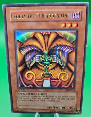 Exodia the Forbidden One - LOB-124 - 1st Edition - LP - 2002, USA - Image 1 of 4