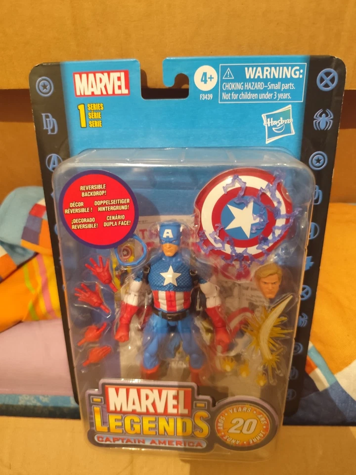 Marvel Legends Capitan América 20 Aniversario Mint New Sealed - Imagen 1 de 1
