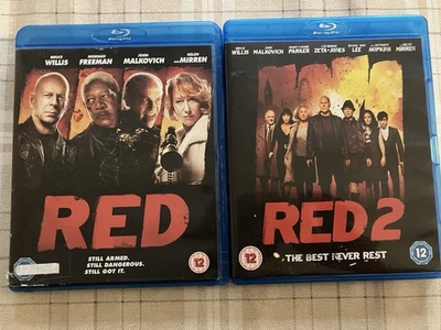 Bruce Willis Helen Mirren Red 1 & 2 Blu-ray 2-Movie Collection - Image 1 of 4
