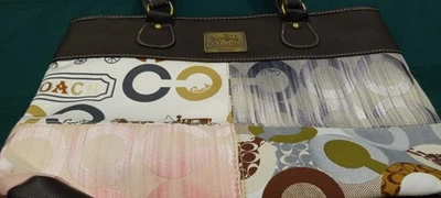 Coach Women's Multicolor Patchwork Shoulder Bag Size Medium - Image 1 of 4