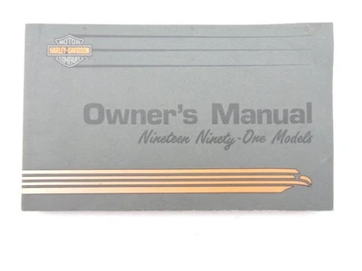 Harley-Davidson Sportster Touring 1991 manual del propietario original todos los modelos 17773rs Foto 1 de 2