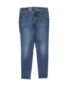 MOSSIMO Womens Mid Rise Skinny Jeans W27 L28 Blue Cotton BB18 - Picture 1 of 3