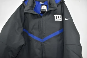 New Nike On-Field NY Giants Storm Fit Gray Hooded Parka Size XXL (0651K) - Picture 1 of 11