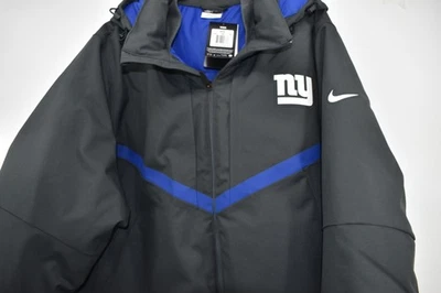 New Nike On-Field NY Giants Storm Fit Gray Hooded Parka Size XXL (0651K) - Image 1 of 4