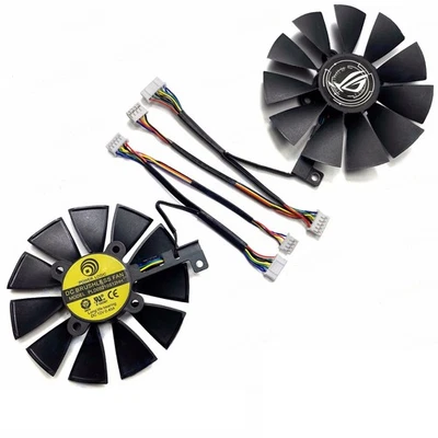 For ASUS ROG STRIX GTX1060 1070 1080TI 6Pin Graphics Card Cooler Fan Replacement - Image 1 of 3
