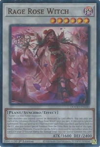 Rage Rose Witch DOOD-EN040 Ultra Rare Yugioh YGO Doom of Dimensions - Picture 1 of 1