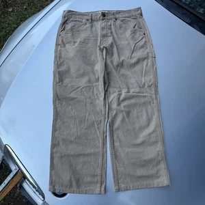 Vintage C.E. Schmidt Workwear Khaki Carpenter Heavy Duty Pants Baggy Relaxed  - Picture 1 of 11