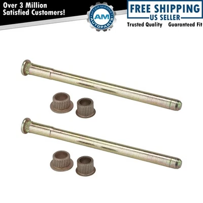 Door Hinge Pin And Bushing Kit Pair Set for GMC Chevy Pickup Truck - Image 1 of 4