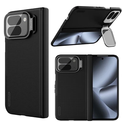For Google Pixel 10 Pro Fold Nillkin Frosted Flip Cover Clear Lens Stand Case - Image 1 of 4