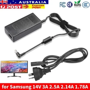 14V 3A Charger for Samsung SyncMaster Screen HD TFT LED LCD Monitor Power Supply - Picture 1 of 6