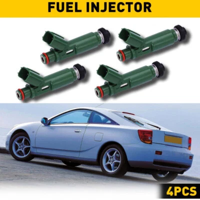 4X Fuel Injectors For Toyota Celica Corolla 1.8L 2000 2001 2002 03 2004 1.8L K0 - Image 1 of 4