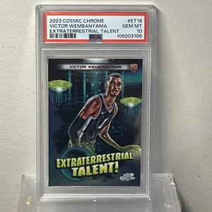 2023 Topps Chrome Cosmic Victor Wembanyama Extraterrestrial Talent RC PSA 10 Gem - Bild 1 von 2
