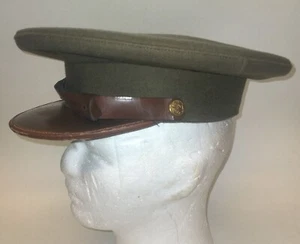 World War II US M-1937 Enlisted Service Hat WWII Cap WW2 Uniform  - Picture 1 of 10