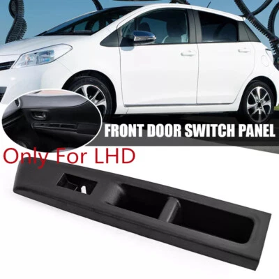 Interruptor de ventana de puerta lateral derecha pasajero bisel panel moldura para Toyota Yaris 2012-2014 Foto 1 de 4