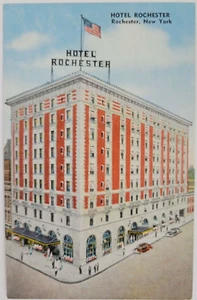Hotel Rochester New York Leinen Postkarte nicht verschickt - Bild 1 von 2