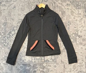 Prana Women's Full Zip Collared Jacket XL Long Sleeves Pockets Outdoors Gym - Picture 1 of 9