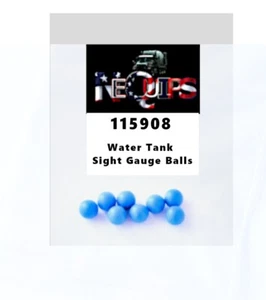 0115908 SITE GAUGE FLOAT BALL-BLUE, QUANTITY OF 8 - Picture 1 of 2