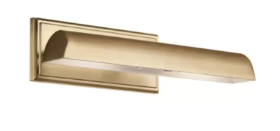 Aplique de pared interior pasillo LED bronce champán 2 luces Carston 18,25" imagen Foto 1 de 4