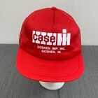 Vintage Case IH Trucker Hat Mens Adjustable Red Mesh Back Snapback Cap Swingster