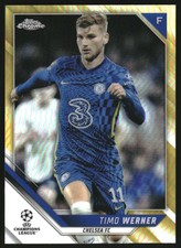 2021-22 Topps Chrome UEFA Champions League Gold Refractors #130 Timo Werner /50 