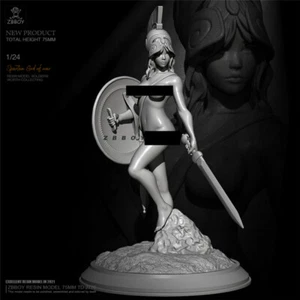 1/24 Spartan Swords Woman GK Grey Resin Unassembled Unpainted DIY Model TD-277 - Picture 1 of 5