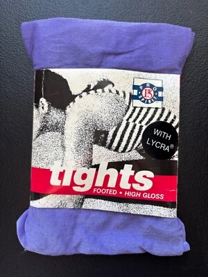 NUEVAS MEDIAS DE LYCRA PRO-SPIRT DE COLECCIÓN CON PIES ALTO BRILLO OPACAS PANTIMEDIAS PÚRPURA*A/B Foto 1 de 2