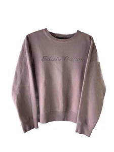 Vintage 90s Eddie Bauer Womens Small Spell Out Faded Crewneck Sweatshirt - Picture 1 of 6