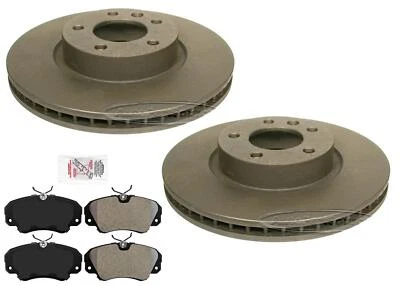 Front Carbon Performance Disc Brake Rotors Pads For Cadillac Catera 1997-2001 - Image 1 of 4