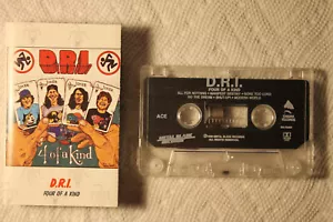 D.R.I. Dirty Rotten Imbeciles - 4 Of A Kind US Enigma cassette HC PUNK TESTED - Picture 1 of 1