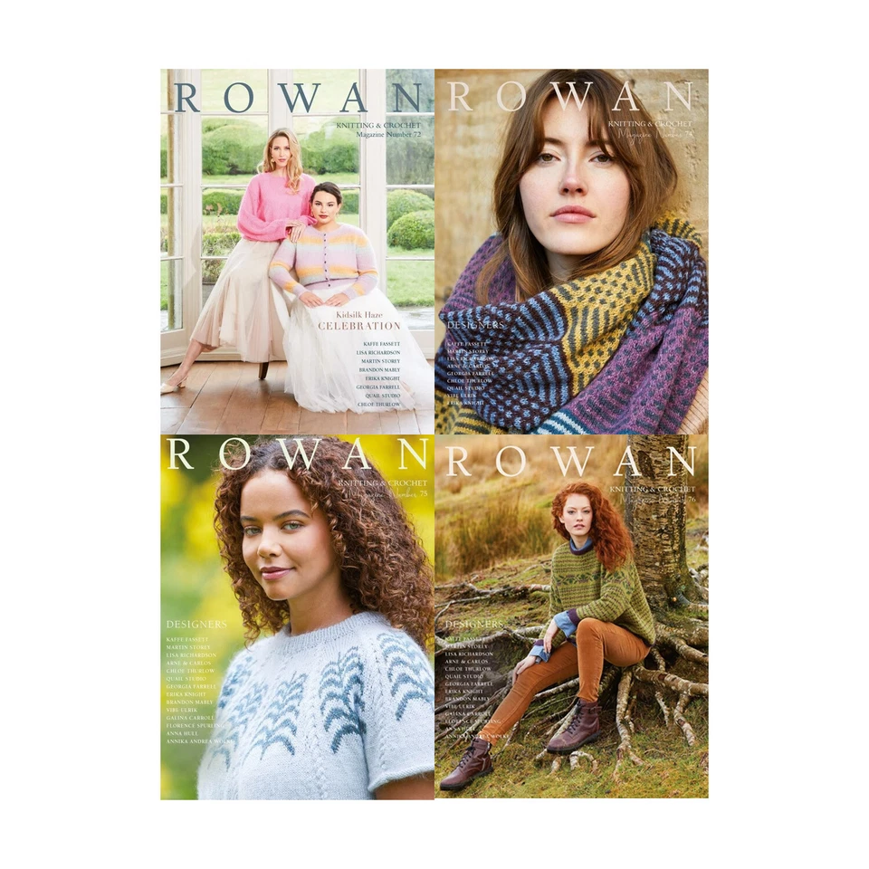Rowan Magazine Crochet & Knitting Patterns Books Knitwear Wool Yarn DK Designs - Image 1 of 1