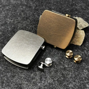Pure Titanium Belt Buckle Roller Automatic Buckle High-strength Anti Allergic - Picture 1 of 38