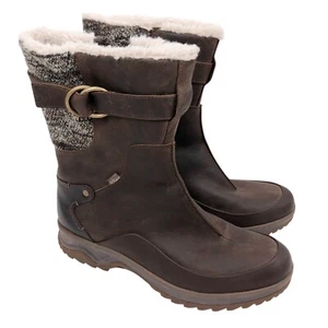 Merrell Eventyr Mid North Waterproof Boots 11 Winter Leather Faux Fur Insulated - Picture 1 of 14