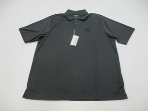 Camiseta deportiva CORE 365 para hombre talla XL protección solar tejida gris polo de golf - Imagen 1 de 7