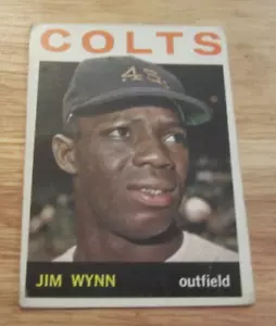 Jim Wynn 1964 Topps #38 ROOKIE Trading Card MLB Baseball Houston Colt .45s - Picture 1 of 10
