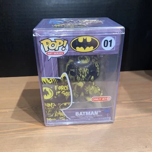 Funko Pop! Batman Black/Yellow  #01 DC Art Series Target Exclusive - Picture 1 of 4