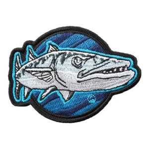 The Ray-Finned Great Barracuda Patch, Fishing Patches - Picture 1 of 4