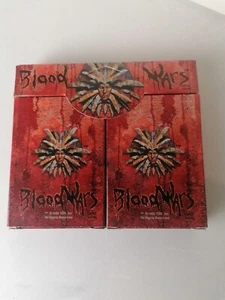 Blood Wars Two 50 Card Starter Packs + Rule Book 1995 TSR Card Game with Box - Picture 1 of 4