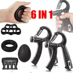 Hand Grip Strengthener Strength Gripper Finger Exerciser Forearm Power Trainer - Picture 1 of 10