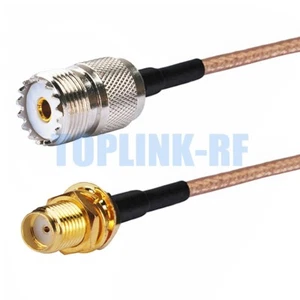 SMA Female Jack to UHF SO-239 Female RF Connector Wlan Pigtail Coax Cable RG316 - Bild 1 von 4