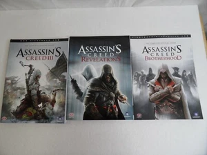 Video Game Guides Lot 3: Assassins Creed III, Brotherhood & Revelations - Picture 1 of 6