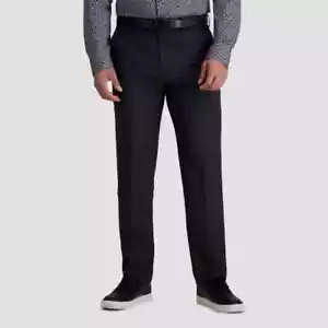 Pantalones Haggar H26 Premium Elastizados Calce Recto - Gris Carbón 34x30 - Imagen 1 de 3