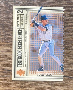 1999 Upper Deck Textbook Excellence Double /2000 Derek Jeter #T17 HOF #P4874