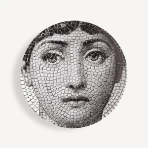 Fornasetti Wall Plate PTV131X Tema E Variazioni No 131 Lina Authentic - Picture 1 of 4