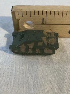 1989 Majorette Micro Sonic Flashers Military Cannon Tank Missing Turret Lights - Picture 1 of 12