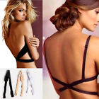 Women Low Back Backless Bra Strap Sexy Adjustable Bra Invisible Extender Hook US