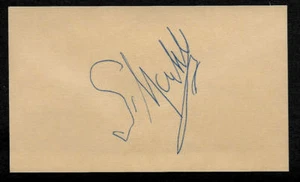 Stephen Hawking Autograph Reprint On Old 3X5 Card  - Picture 1 of 1