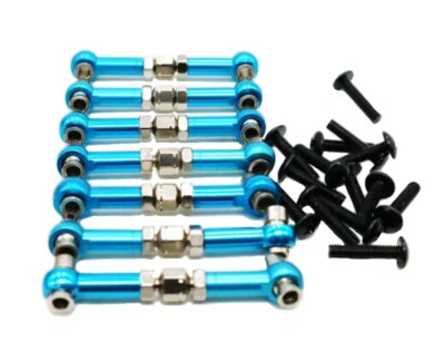 Aluminum Metal Tie rod set Link RS4020 Fits for 1/10 HPI RS4 Sport 3 Rc Car - Image 1 of 4